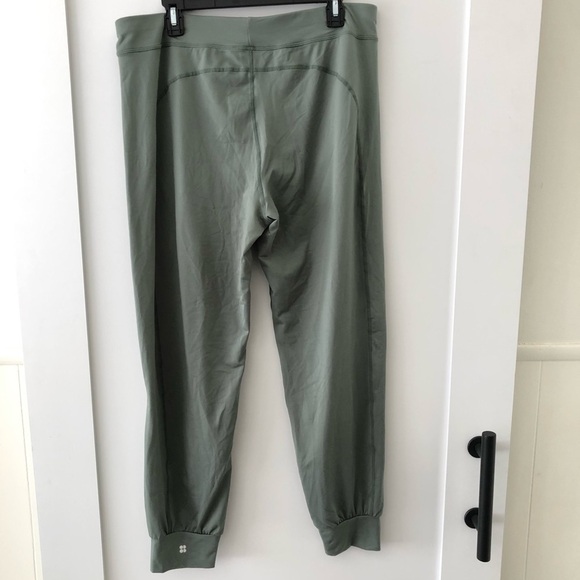 Sweaty Betty Sage Green Gary Yoga Trouser Joggers 14 - Picture 4 of 12